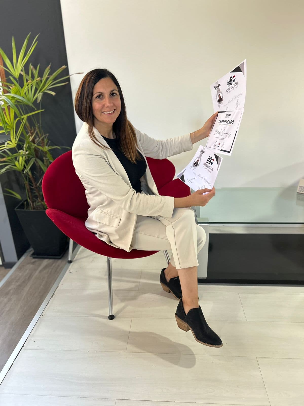 Marcela Domínguez, agente inmobiliaria de RE/MAX Chacras